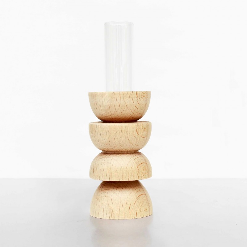 5MM Paper - vase de table en bois Totem - Moyen Nr 4 Voir la slide 5MM Paper - vase de table en bois Totem - Moyen Nr 4