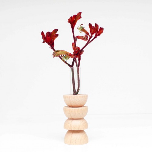 5MM Paper - vase de table en bois Totem - Moyen Nr 4 5MM Paper - vase de table en bois Totem - Moyen Nr 4