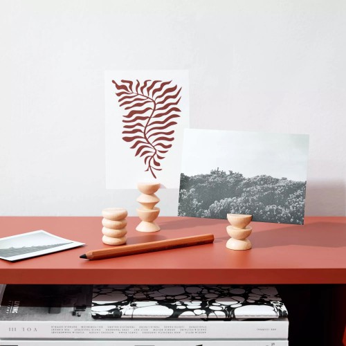 5MM Paper - Totem stand porte photo / carte postale - court Nr 4 5MM Paper - Totem stand porte photo / carte postale - court Nr 4