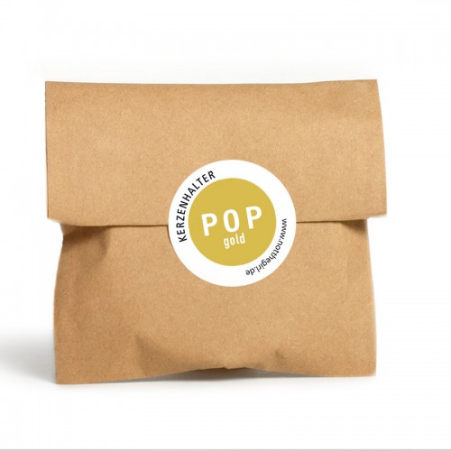 NTG - Bougeoir pop - perle or NTG - Bougeoir pop - perle or