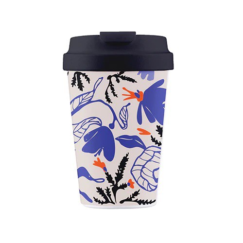 Mug de voyage - Black fern - 350ml - Bioloco - chic mic Mug de voyage - Black fern - 350ml - Bioloco - chic mic