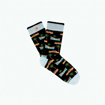 Chaussettes colorées Cabaïa en coton bio - Confort et style
