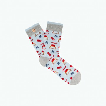 Chaussettes colorées Cabaïa en coton bio - Confort et style
