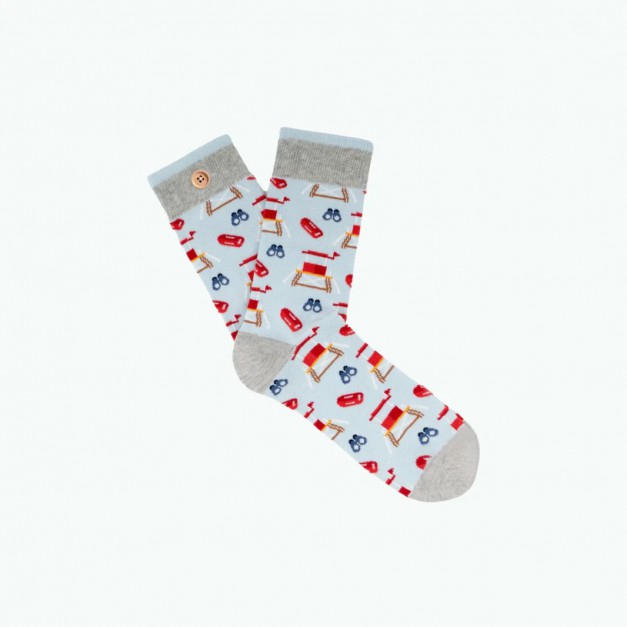 Chaussettes colorées Cabaïa en coton bio - Confort et style