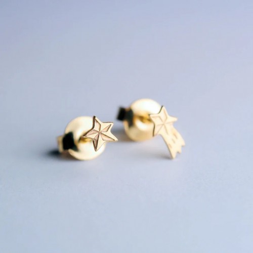 Adorabili Paris - Boucles d'oreilles étoile / étoile filante