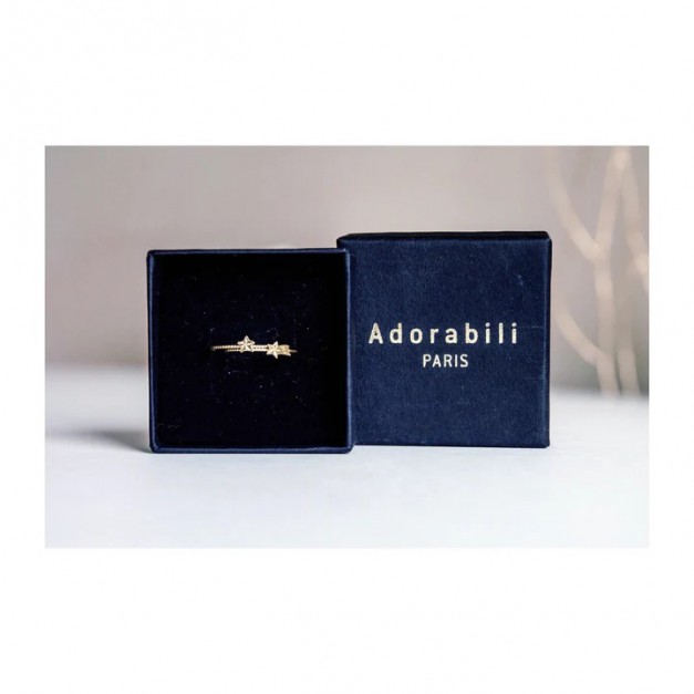 Adorabili Paris - Bagues DUO Etoile / étoile filante