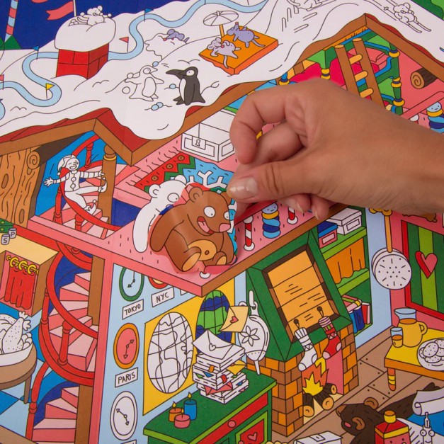 Omy - Poster géant Atelier du Père Noël