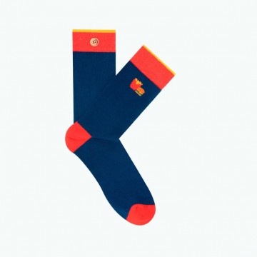 Chaussettes colorées Cabaïa en coton bio - Confort et style