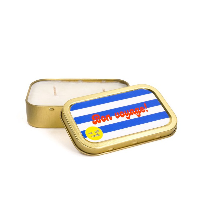 Voir la slide To from - Bougie Greetings - Bon Voyage! (sea salt)