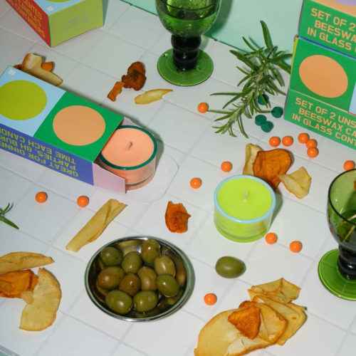 To from - Bougie party - Salmon & Green