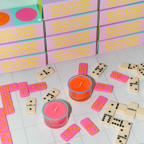 To from - Bougie party - Orange & Pink To from - Bougie party - Orange & Pink