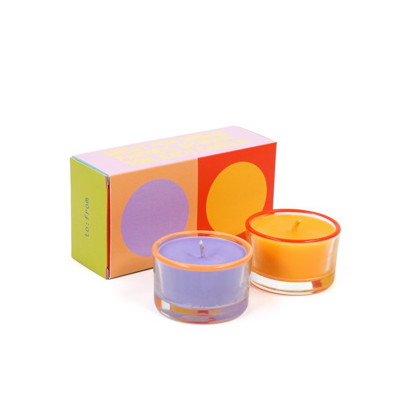 To from - Bougie party - Purple & Yellow Voir la slide To from - Bougie party - Purple & Yellow