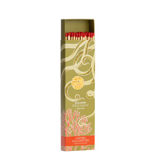 Coffret 40 allumettes longues Océan Kaki - Maison Pechavy Coffret 40 allumettes longues Océan Kaki - Maison Pechavy