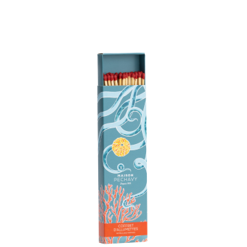 Coffret 40 allumettes longues Océan Bleu - Maison Pechavy