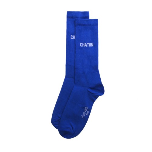 Félicie Aussi - chaussettes chaton - Homme - bleu Félicie Aussi - chaussettes chaton - Homme - bleu