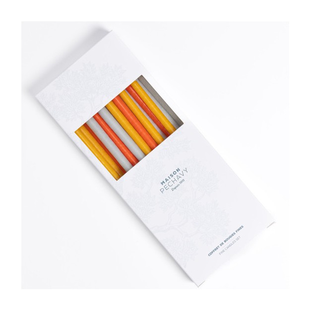 Coffret 20 bougies fines Océan Lily - Maison Pechavy