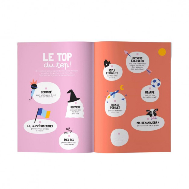 Carnet à remplir à deux