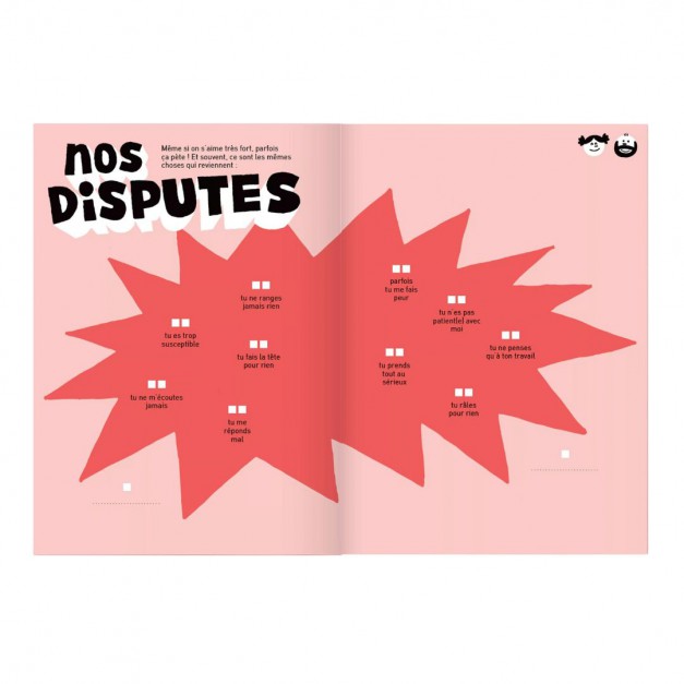 Carnet à remplir à deux