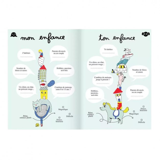 Carnet à remplir à deux