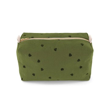 Trousse de toilette en canevas de coton