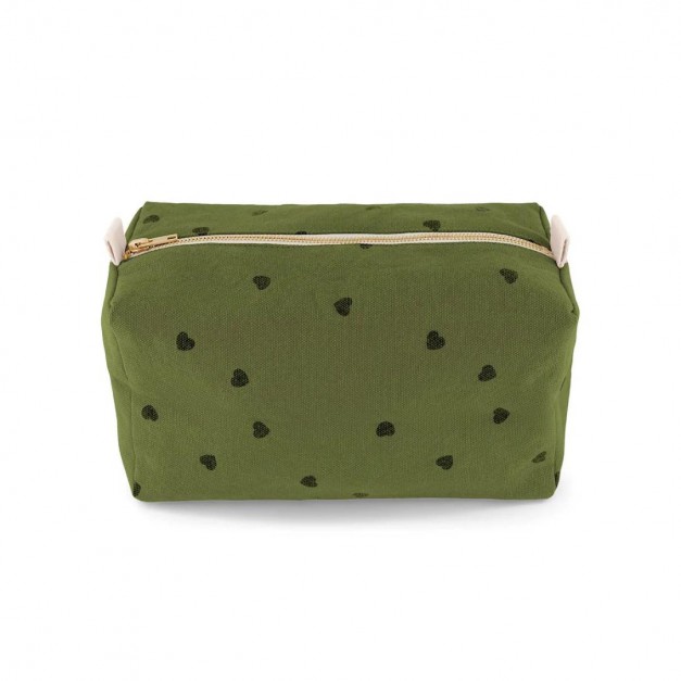 Trousse de toilette en canevas de coton