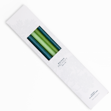 Coffret 10 bougies fines Green - Maison Pechavy