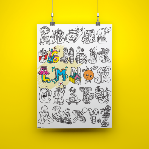 Omy - Poster géant ABC Omy - Poster géant ABC