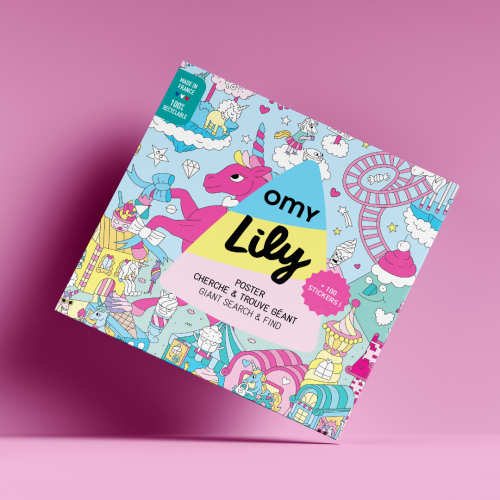 Omy - Poster et Stickers - Lily - cherche & trouve Omy - Poster et Stickers - Lily - cherche & trouve