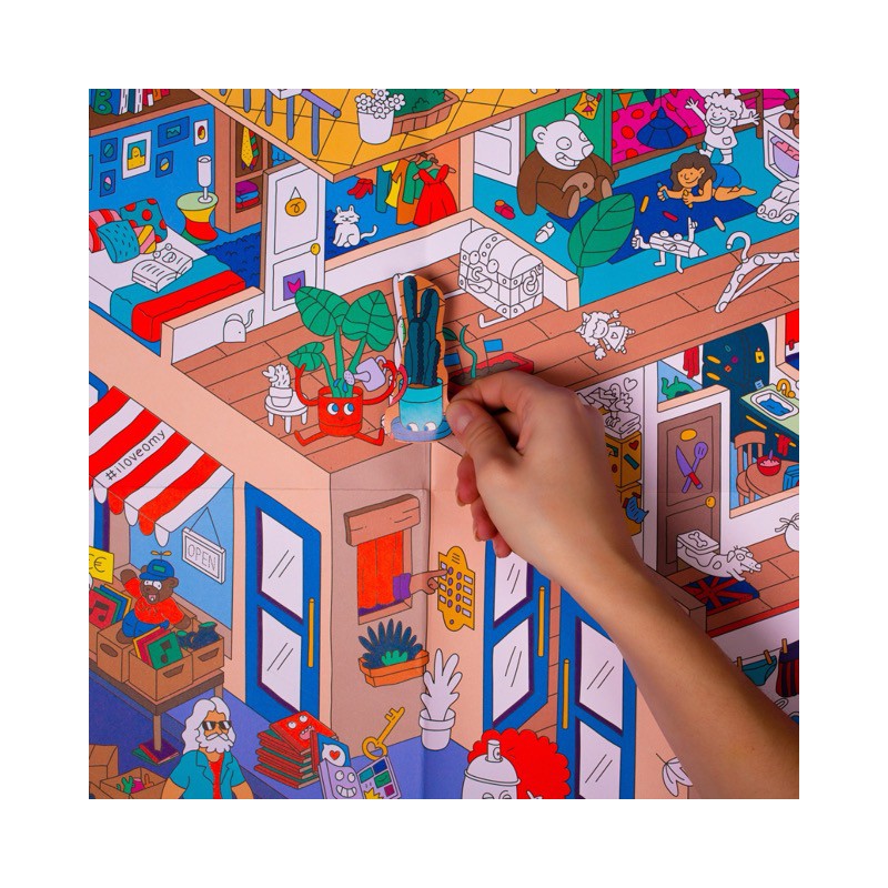 Voir la slide Omy - Poster et Stickers - Home - cherche & trouve