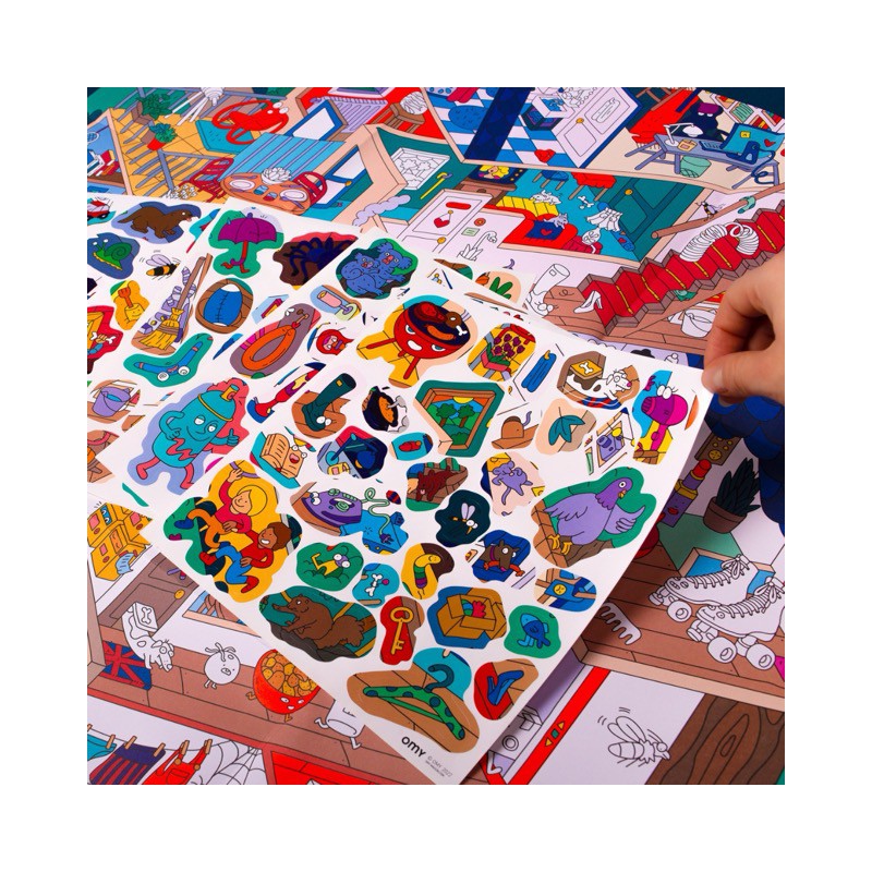Voir la slide Omy - Poster et Stickers - Home - cherche & trouve