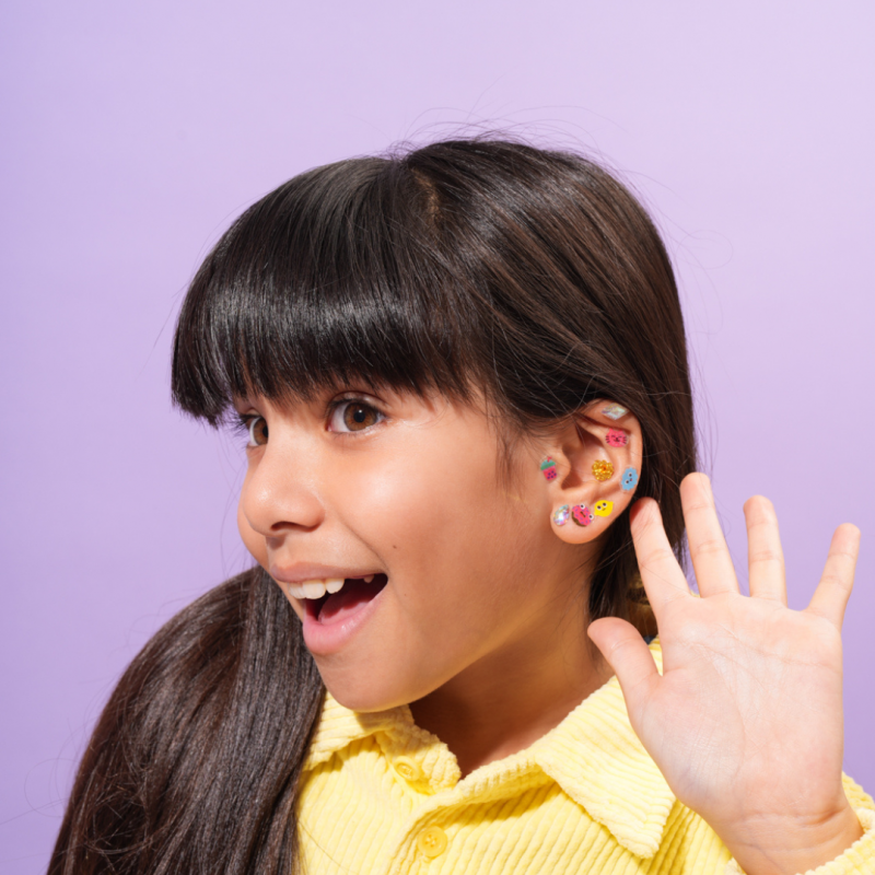 Omy - Kawaii earrings stickers Voir la slide Omy - Kawaii earrings stickers