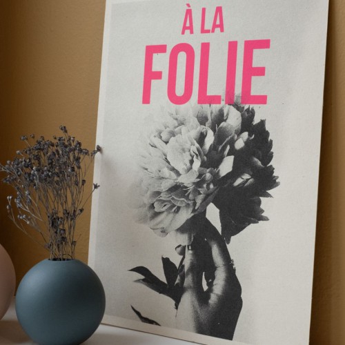 Carte Kencre - A la folie 15 x 21 cm Carte Kencre - A la folie 15 x 21 cm