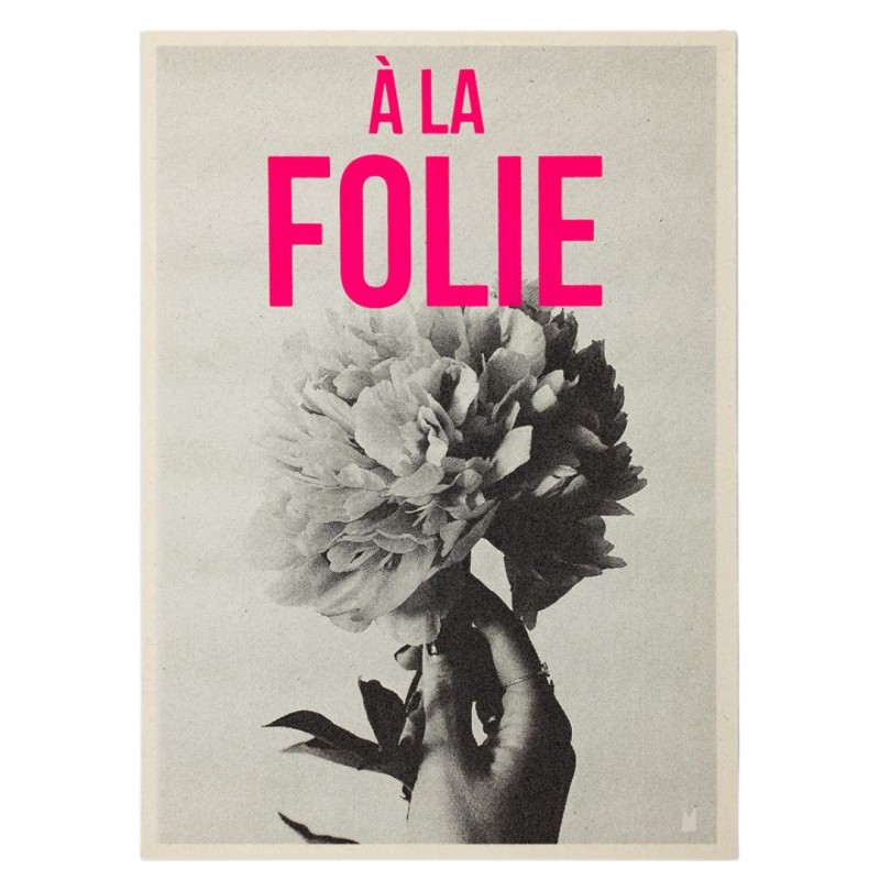 Carte Kencre - A la folie 15 x 21 cm Voir la slide Carte Kencre - A la folie 15 x 21 cm