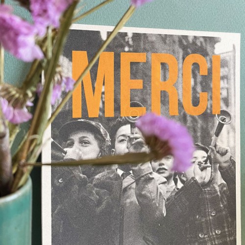 Carte Kencre - Merci 15 x 21 cm Carte Kencre - Merci 15 x 21 cm