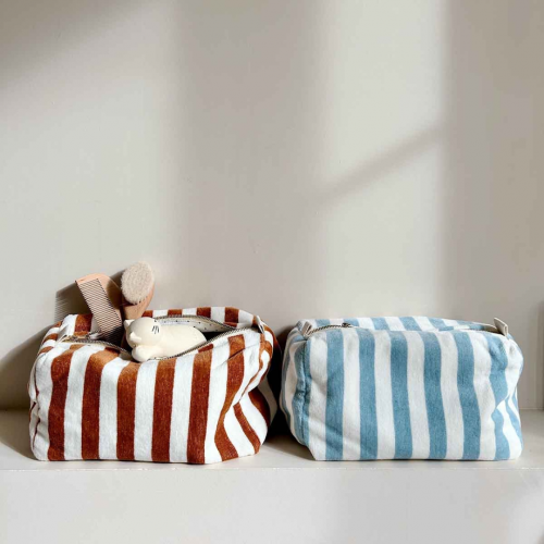 Trousse de toilette en canevas de coton Trousse de toilette en canevas de coton
