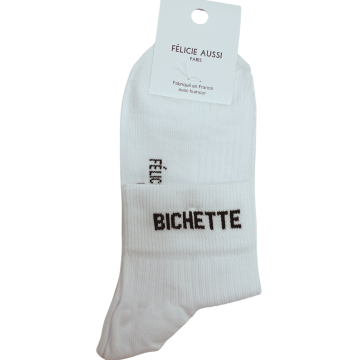 Félicie Aussi - Chaussettes Basses Blanches Bichette