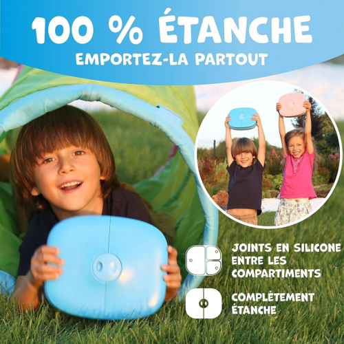 Umami - Lunchbox complète pour enfants bleu, vert ou rose Umami - Lunchbox complète pour enfants bleu, vert ou rose