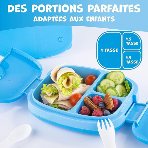 Umami - Lunchbox complète pour enfants bleu, vert ou rose Umami - Lunchbox complète pour enfants bleu, vert ou rose