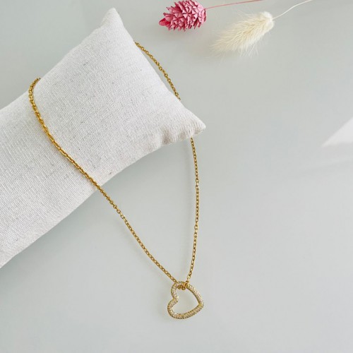 Collier le coeur scintillant - Pop Joy Collier le coeur scintillant - Pop Joy