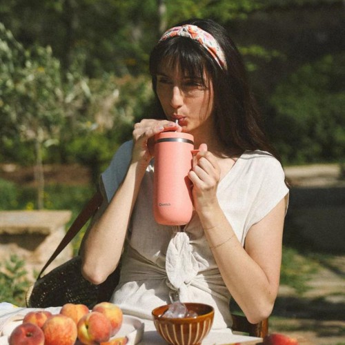Travel Mug Flowers Rouge 470 ml – Qwetch