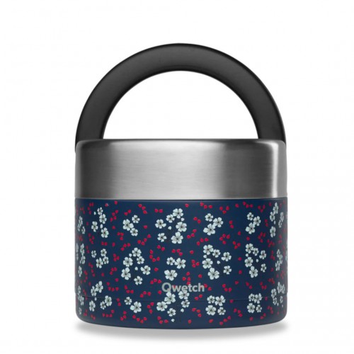 Boîte repas isotherme avec poignée 850 ml Hanami Bleu - Qwetch Boîte repas isotherme avec poignée 850 ml Hanami Bleu - Qwetch