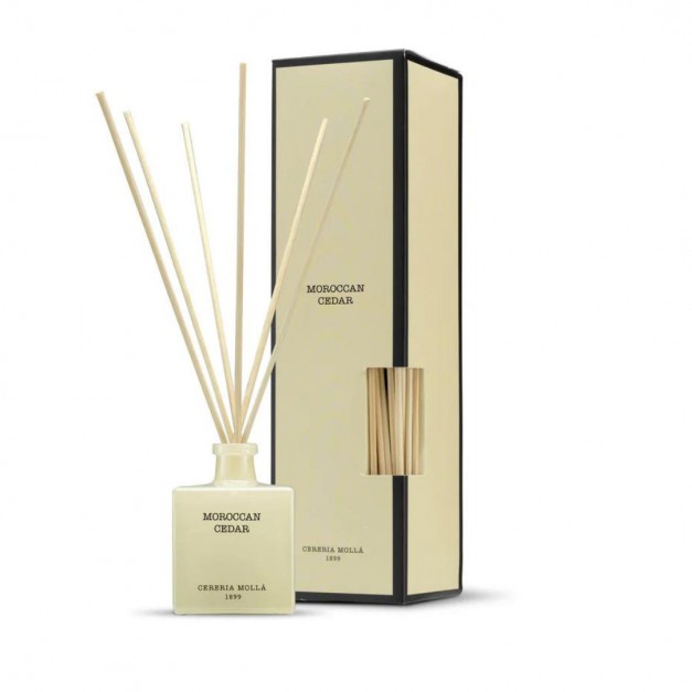Cereria Molla - Diffuseur avec bâtonnets Moroccan Cedar - 100 ml