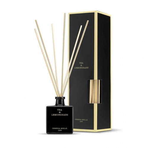 Cereria Molla - Diffuseur avec bâtonnets Tea & Lemongrass - 100 ml Cereria Molla - Diffuseur avec bâtonnets Tea & Lemongrass - 100 ml