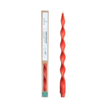 Bougie Spirale Warm Red - Naturelle & Artisanale | Original Home