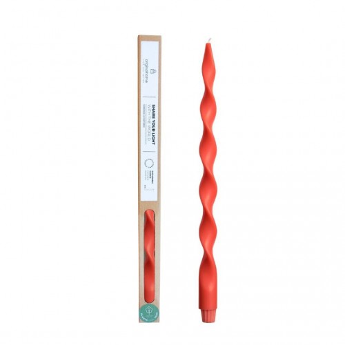 Bougie Spirale Warm Red - Naturelle & Artisanale | Original Home Bougie Spirale Warm Red - Naturelle & Artisanale | Original Home