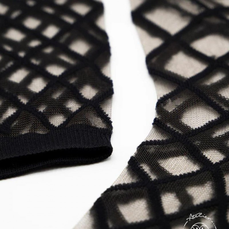 Chaussettes transparentes Brooklyn Bridge Black - Atelier Saint-Eustache Voir la slide Chaussettes transparentes Brooklyn Bridge Black - Atelier Saint-Eustache
