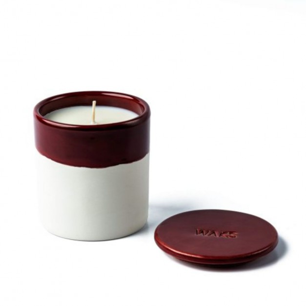 Bougie cire naturelle céramique 1 mèche Orangeraie - Waks