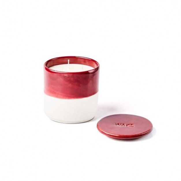 Bougie cire naturelle céramique 3 mèches Orangeraie - Waks