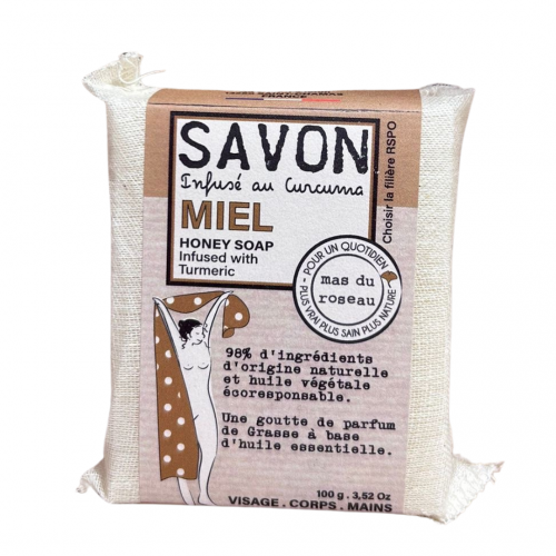 Mas du Roseau - Savon infusé - Miel