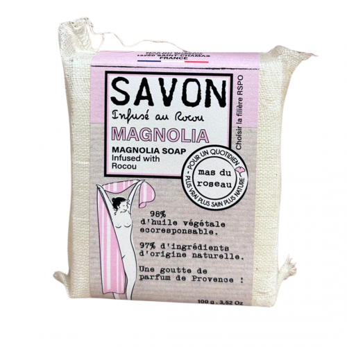 Mas du Roseau - Savon infusé - Magnolia